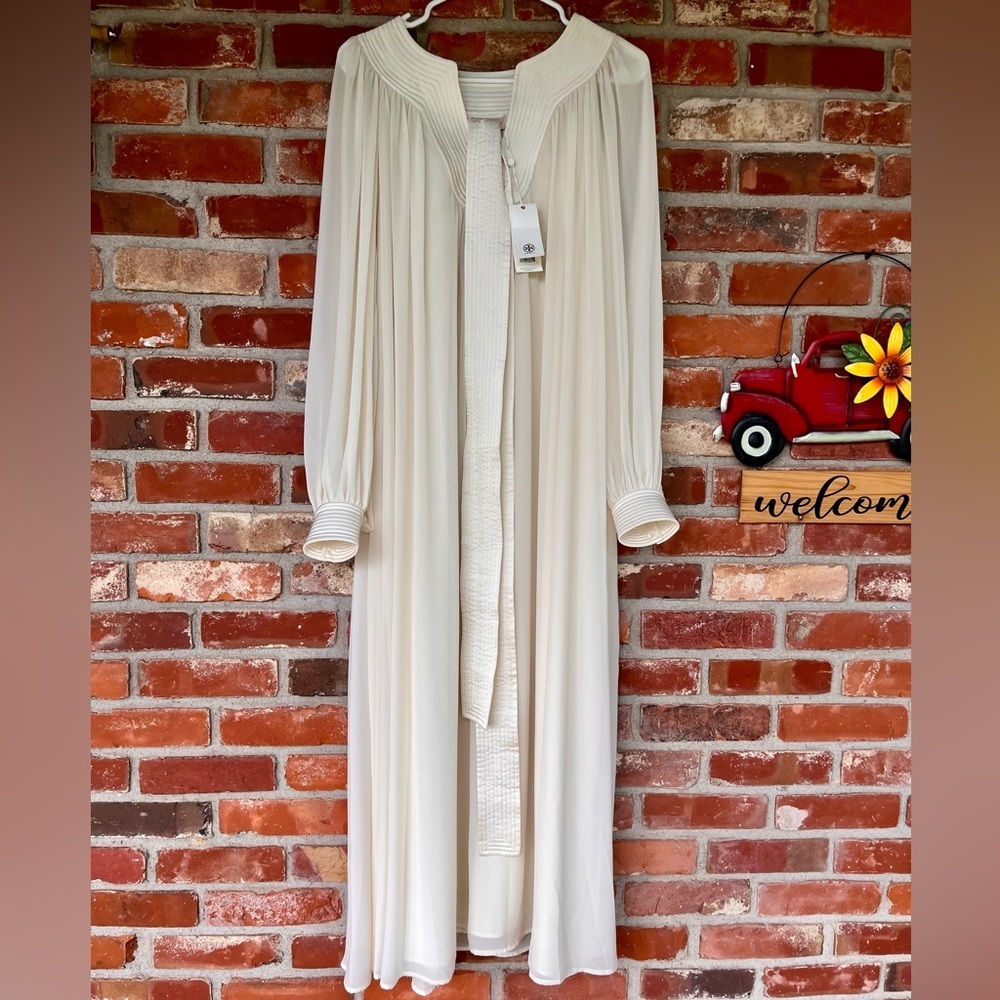 NWT Tory Burch Trapunto Tunic Dress in Ivory size Medium - Picture 4 of 13